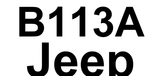 DTC B113A Jeep - Definição em inglês: Cabin Heater 3 Control Circuit Open Definição em Português: Circuito de Controle do Aquecedor da Cabine 3 - Aberto