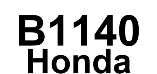 DTC B1140 Honda - Definição em inglês: Driver's Power Window Position Detect Circuit Malfunction Definição em Português: Circuito de Detecção de Posição do Vidro Elétrico do Motorista - Mau Funcionamento