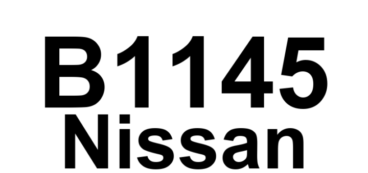 DTC B1145 Nissan - Definição em inglês: Right Curtain Airbag Circuit Definição em Português: Circuito do Airbag de Cortina Direito - Problema detectado