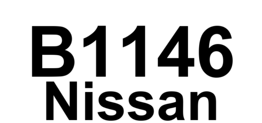 DTC B1146 Nissan - Definição em inglês: Right Curtain Airbag Circuit Definição em Português: Circuito do Airbag Cortina Direito - Problema Detectado