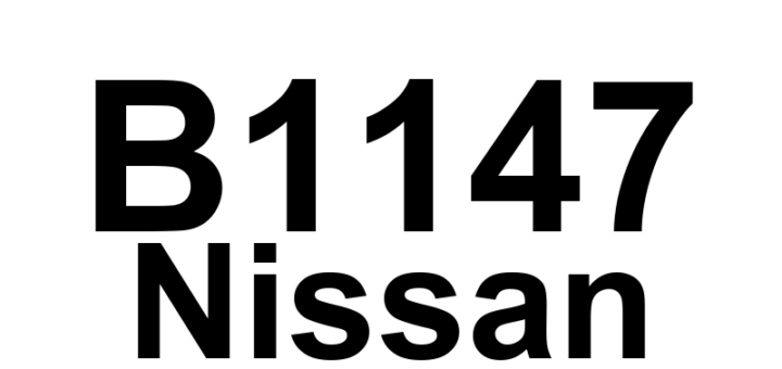 DTC B1147 Nissan - Definição em inglês: Right Curtain Airbag Circuit Definição em Português: Circuito do Airbag de Cortina Direito - Problema Detectado