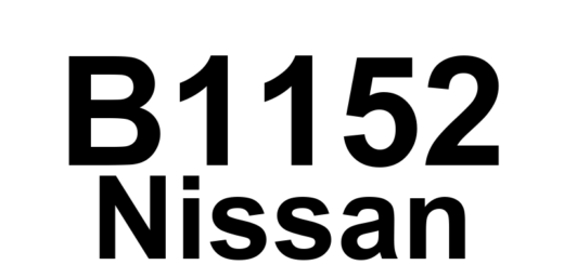 DTC B1152 Nissan - Definição em inglês: SRS Left Curtain Airbag Module Circuit Definição em Português: Módulo do Airbag de Cortina Esquerdo do SRS - Circuito do Módulo com Problema