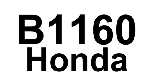 DTC B1160 Honda - Definição em inglês: Gauge Control Module Lost Communication with Door Multiplex Control Unit (Door Lock Switch Message) Definição em Português: Módulo de Controle dos Medidores - Comunicação Perdida com a Unidade de Controle Multiplex da Porta (Mensagem do Interruptor de Trava da Porta)