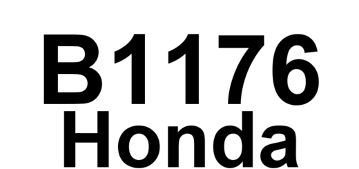 DTC B1176 Honda - Definição em inglês: Fuel Level Sensor (Fuel Gauge Sending Unit) Circuit Short Definição em Português: Sensor de Nível de Combustível - Curto no Circuito (Unidade de Envio do Medidor de Combustível)