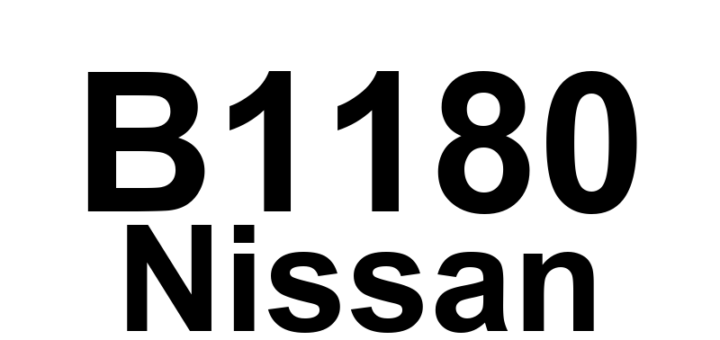 DTC B1180 Nissan - Definição em inglês: RF Seat Belt Pre-Tensioner Circuits Shorted Definição em Português: Circuitos do Pré-tensionador do Cinto de Segurança RF - Curto-circuito