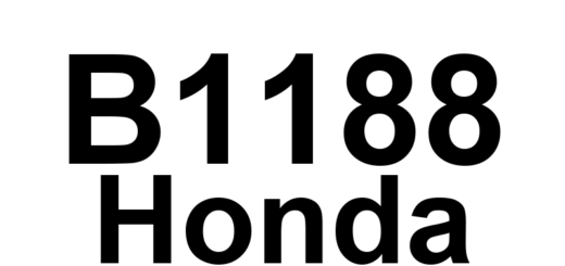 DTC B1188 Honda - Definição em inglês: Gauge Control Module Lost Communication with the MICU (RM Message) Definição em Português: Módulo de Controle do Medidor - Falha de Comunicação com a MICU (Mensagem RM)