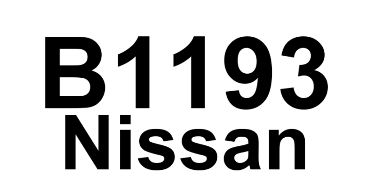 DTC B1193 Nissan - Definição em inglês: RF Curtain Airbag Module Circuit Open Definição em Português: Módulo do Airbag Cortina Direita Traseira - Circuito Aberto