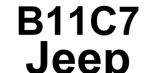 DTC B11C7 Jeep - Definição em inglês: Front Mode Door-2 Travel Range Too Large Definição em Português: Porta do Modo Frontal 2 - Intervalo de Movimento Muito Grande