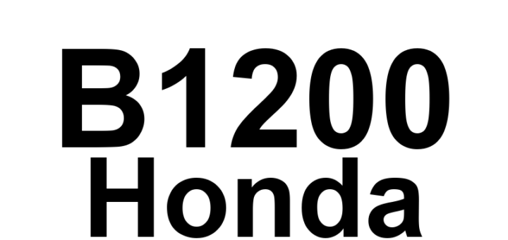 DTC B1200 Honda - Definição em inglês: Communication Bus Line Error Definição em Português: Linha do Barramento de Comunicação - Erro Detectado