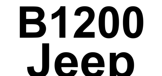 DTC B1200 Jeep - Definição em inglês: Airbag Warning Indicator Circuit Low Definição em Português: Circuito do Indicador de Aviso do Airbag - Tensão Baixa