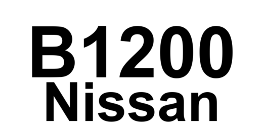 DTC B1200 Nissan - Definição em inglês: LF Curtain Airbag Module Circuit Short Definição em Português: Módulo do Airbag de Cortina Esquerdo (LF) - Circuito em Curto