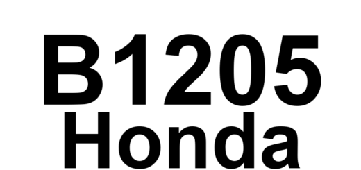 DTC B1205 Honda - Definição em inglês: Climate Control Unit Lost Communication with Gauge Control Module (VSP/NE message) Definição em Português: Unidade de Controle Climático - Comunicação Perdida com o Módulo de Controle de Indicadores (mensagem VSP/NE)
