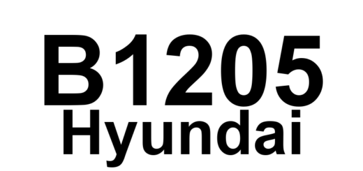 DTC B1205 Hyundai - Definição em inglês: Air Mix Potentiometer Short (High)–Passenger Definição em Português: Potenciômetro de Mistura de Ar - Curto (Alto) (Passageiro)