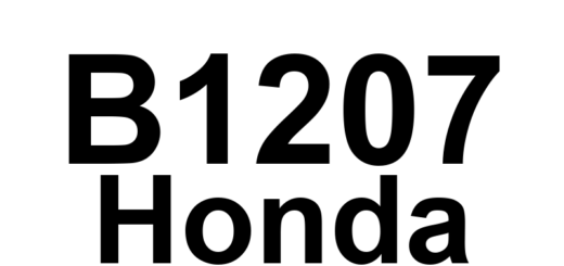 DTC B1207 Honda - Definição em inglês: Climate Control Unit Lost Communication with Gauge Control Module (ILLUMI message) Definição em Português: Unidade de Controle do Clima - Perda de Comunicação com o Módulo de Controle dos Medidores (mensagem ILLUMI)