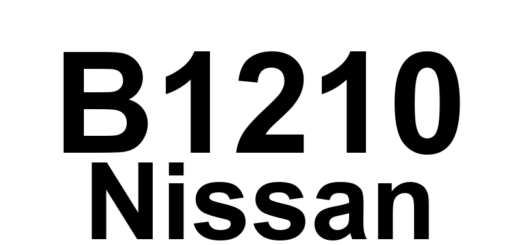 DTC B1210 Nissan - Definição em inglês: SRS Side and/or Curtain Airbag(s) Deployed Definição em Português: Airbag(s) Lateral e/ou de Cortina do SRS - Acionado(s)