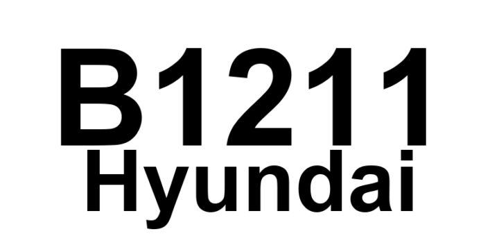 DTC B1211 Hyundai - Definição em inglês: Front Center Left Sensor Fault Definição em Português: Sensor dianteiro central esquerdo - Falha detectada