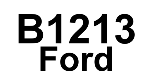 DTC B1213 Ford - Definição em inglês: Less Than Two Keys Programmed To The System Definição em Português: Menos de duas chaves programadas no sistema.