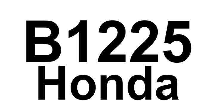 DTC B1225 Honda - Definição em inglês: Open in the In-car Temperature Sensor Circuit Definição em Português: Circuito do Sensor de Temperatura Interna - Aberto