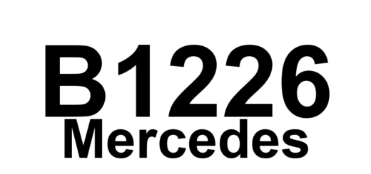 DTC B1226 Mercedes - Definição em inglês: In-car temperature sensor (B10/4) Definição em Português: Sensor de temperatura interna (B10/4)