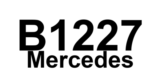 DTC B1227 Mercedes - Definição em inglês: Outside temperature indicator temp sensor (014) Definição em Português: Sensor de temperatura do indicador de temperatura externa - Falha no sensor (014)