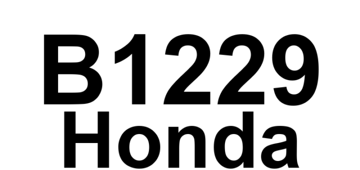 DTC B1229 Honda - Definição em inglês: Open in the Sunlight Sensor Circuit Definição em Português: Circuito do Sensor de Luz Solar - Aberto
