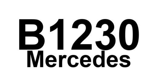 DTC B1230 Mercedes - Definição em inglês: Evaporator temperature sensor (B10/6) Definição em Português: Sensor de temperatura do evaporador (B10/6)