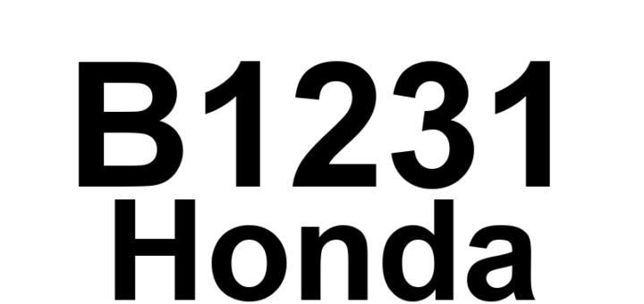 DTC B1231 Honda - Definição em inglês: Open in the Evaporator Temperature Sensor Circuit Definição em Português: Circuito do Sensor de Temperatura do Evaporador - Circuito Aberto