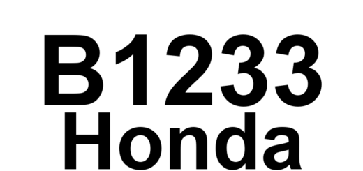 DTC B1233 Honda - Definição em inglês: Open in the Driver's Air Mix Control Motor Circuit Definição em Português: Circuito do Motor de Controle de Mistura de Ar do Motorista - Abertura Detectada
