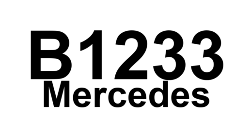 DTC B1233 Mercedes - Definição em inglês: Refrigerant temperature sensor (B12/1) Definição em Português: Sensor de temperatura do refrigerante (B12/1)