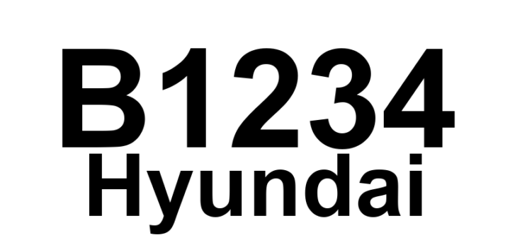 DTC B1234 Hyundai - Definição em inglês: In-Car Temperature Sensor Open (High) Definição em Português: Sensor de Temperatura Interna do Carro - Circuito Aberto (Alto)