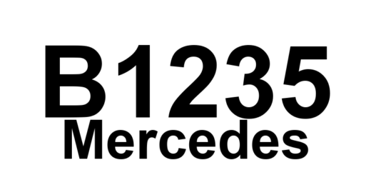 DTC B1235 Mercedes - Definição em inglês: Emissions sensor (B31) Definição em Português: Sensor de emissões (B31)