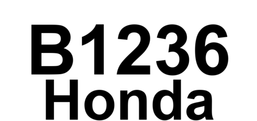 DTC B1236 Honda - Definição em inglês: Open in the Passenger's Air Mix Control Motor Circuit Definição em Português: Circuito do Motor de Controle de Mistura de Ar do Passageiro - Circuito Aberto