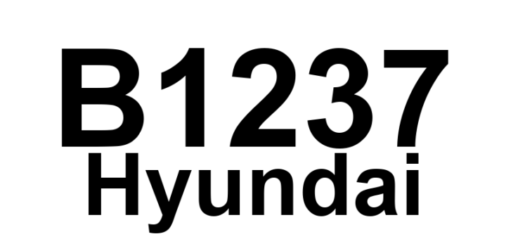 DTC B1237 Hyundai - Definição em inglês: Ambient Temperature Sensor Short (Low) Definição em Português: Sensor de Temperatura Ambiente - Curto (Baixo)