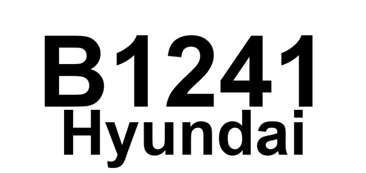 DTC B1241 Hyundai - Definição em inglês: Evaporator Sensor Short (Low) Definição em Português: Sensor do Evaporador - Curto (Baixo)