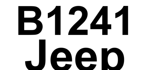 DTC B1241 Jeep - Definição em inglês: C/T Switch Stuck Definição em Português: Interruptor C/T - Travado