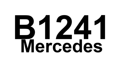 DTC B1241 Mercedes - Definição em inglês: Refrigerant Fill Definição em Português: Carga de Refrigerante - Nível Inadequado