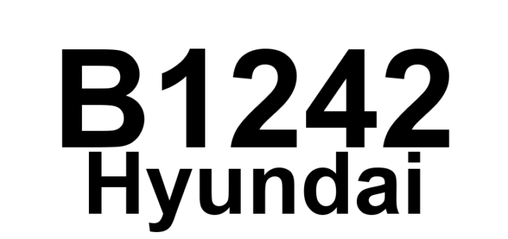 DTC B1242 Hyundai - Definição em inglês: Evaporator Sensor Open (High) Definição em Português: Sensor do Evaporador - Circuito Aberto (Alto)