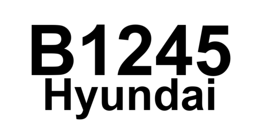 DTC B1245 Hyundai - Definição em inglês: Air Mix Potentiometer Open (Low)-Driver Definição em Português: Potenciômetro de Mistura de Ar - Em Circuito Aberto (Baixa Tensão)-Motorista
