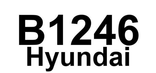 DTC B1246 Hyundai - Definição em inglês: Air Mix Potentiometer Short (High)-Driver Definição em Português: Potenciômetro de Mistura de Ar - Curto (Alto) (Motorista)
