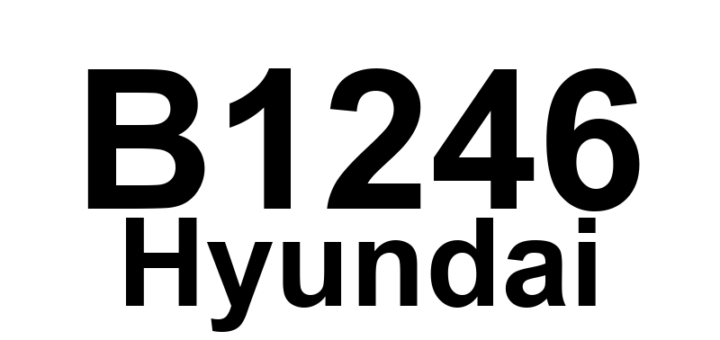 DTC B1246 Hyundai - Definição em inglês: Air Mix Potentiometer Short (High)-Driver Definição em Português: Potenciômetro de Mistura de Ar - Curto (Alto) (Motorista)