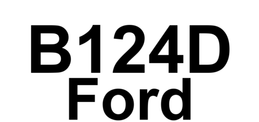 DTC B124D Ford - Definição em inglês: Tire Pressure Sensor: General Signal Failure Definição em Português: Sensor de Pressão dos Pneus - Falha Geral de Sinal