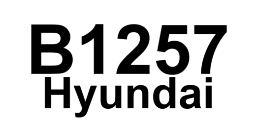 DTC B1257 Hyundai - Definição em inglês: AQS Sensor Open Definição em Português: Sensor AQS - Circuito Aberto