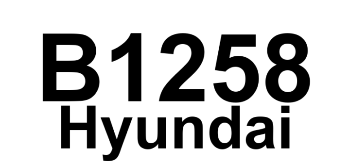 DTC B1258 Hyundai - Definição em inglês: AQS Sensor Short To Ground Definição em Português: Sensor AQS - Curto para o Terra