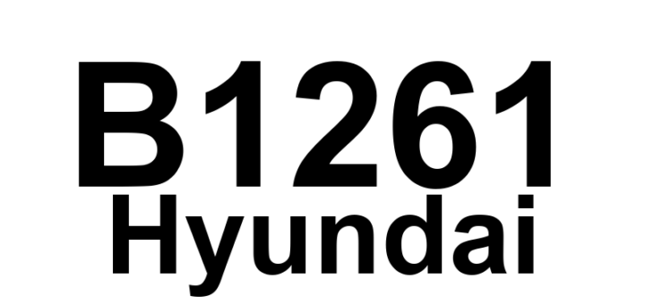 DTC B1261 Hyundai - Definição em inglês: Air Mix Potentiometer Short (High)-Console Definição em Português: Potenciômetro de Mistura de Ar - Curto-circuito (Alto)-Console