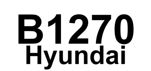 DTC B1270 Hyundai - Definição em inglês: Sliding Door Optical Sensor-1 Output Stuck High Definição em Português: Sensor Óptico da Porta Deslizante 1 - Saída Travada Alta