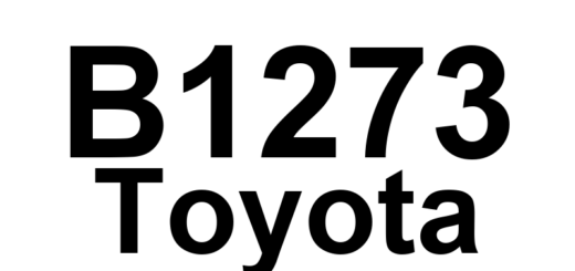 DTC B1273 Toyota - Definição em inglês: Sliding Roof ECU Communication Stop Definição em Português: Unidade de Controle do Teto Solar - Falha de Comunicação