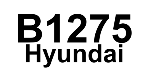 DTC B1275 Hyundai - Definição em inglês: Air Mix Potentiometer-VENT Open (Low)–Console Definição em Português: Potenciômetro de Mistura de Ar - VENT Aberto (Baixo) - Console