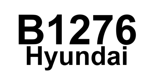 DTC B1276 Hyundai - Definição em inglês: Air Mix Potentiometer VENT Short (High)–Console Definição em Português: Potenciômetro de Mistura de Ar VENT - Curto (Alta) (Console)