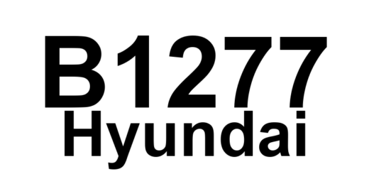 DTC B1277 Hyundai - Definição em inglês: Air Mix Potentiometer-TEMP Open (Low)–Console Definição em Português: Potenciômetro de Mistura de Ar - TEMP Aberto (Baixo) - Console