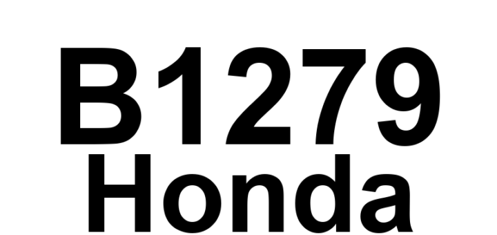 DTC B1279 Honda - Definição em inglês: Headlight Switch DIMMER Position Circuit Malfunction Definição em Português: Circuito de Posição do Dimmer do Interruptor dos Faróis - Mau Funcionamento